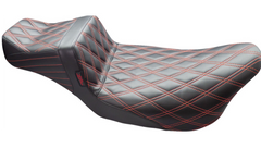 Le Pera Tailwhip Daddy Long Legs Seat - Double Diamond w/ Red Thread - FL '08-'24