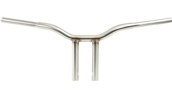 LA CHOPPERS Kage Fighter Welded Straight-Riser Handlebar - One Piece - 10" - Stainless Steel