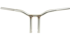 LA CHOPPERS Kage Fighter Welded Straight-Riser Handlebar - One Piece - 10" - Stainless Steel