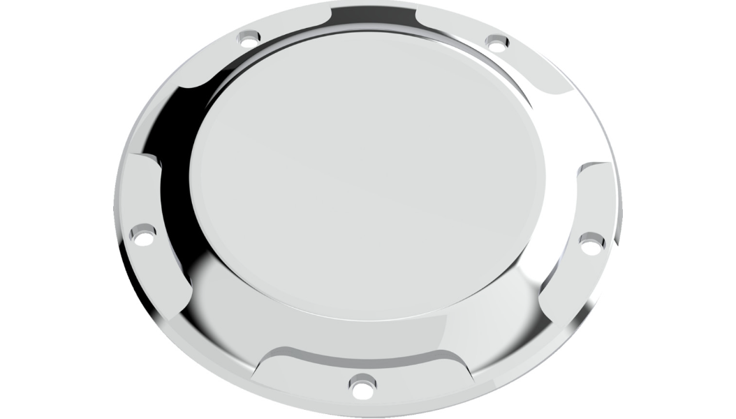 LA CHOPPERS Derby Cover - County Line - Chrome - '99-'18 Harley-Davidson