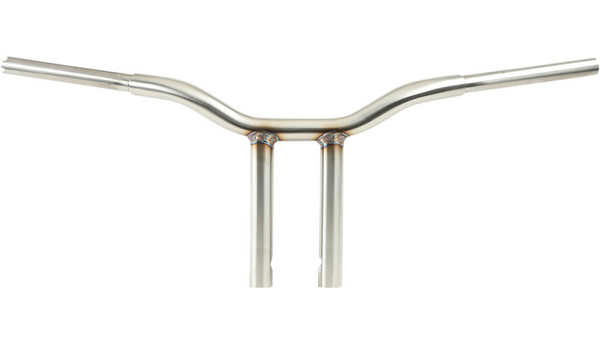 LA CHOPPERS Kage Fighter Welded Straight-Riser Handlebar - One Piece - 12" - Stainless Steel