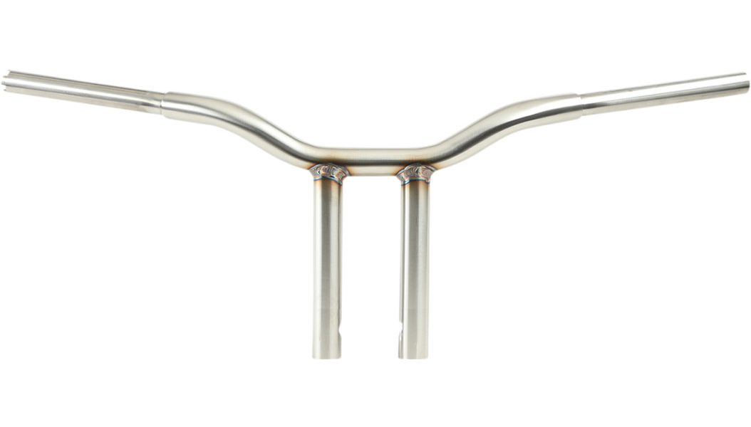 LA CHOPPERS Kage Fighter Welded Straight-Riser Handlebar - One Piece - 12" - Stainless Steel