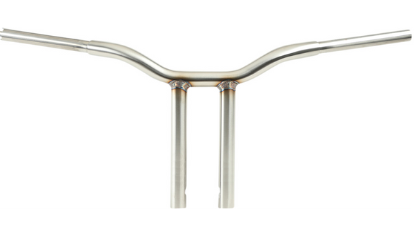 LA CHOPPERS Kage Fighter Welded Straight-Riser Handlebar - One Piece - 14" - Stainless Steel