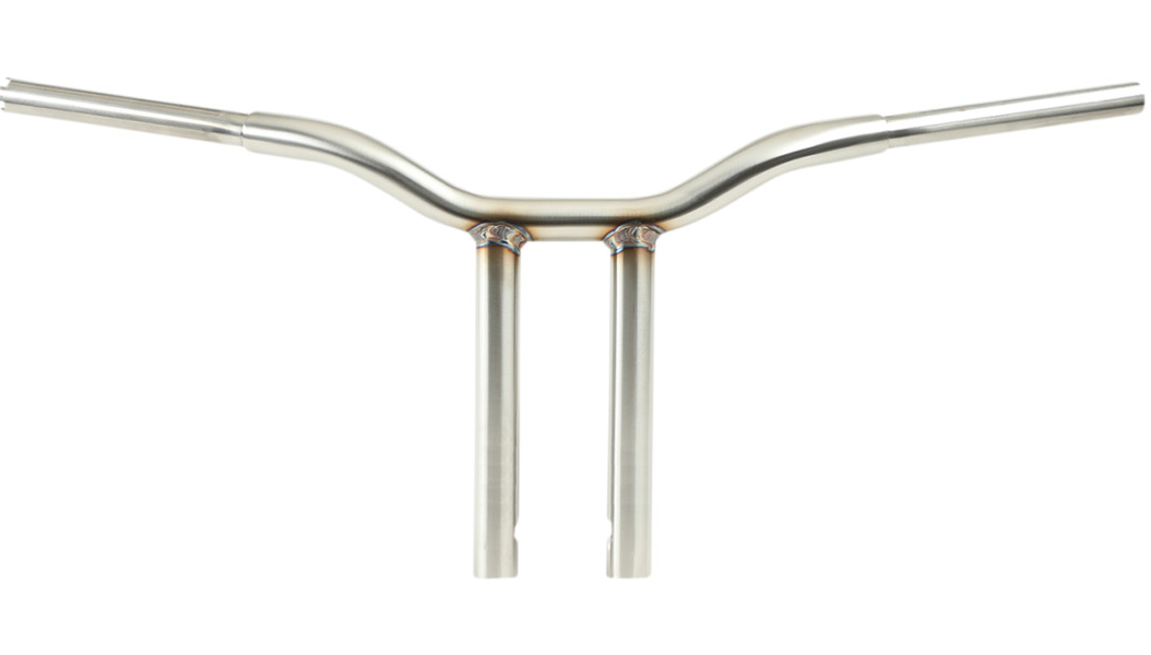 LA CHOPPERS Kage Fighter Welded Straight-Riser Handlebar - One Piece - 14" - Stainless Steel