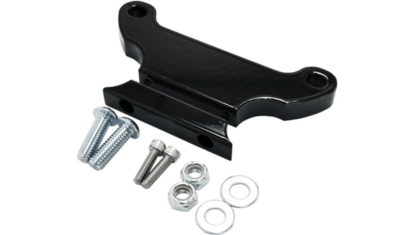 LA Choppers T-Bar Gauge Mount - Gloss Black - 1" Diameter