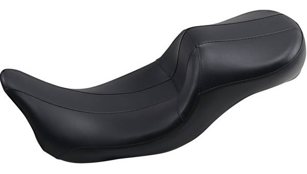 Le Pera Maverick Daddy Long Legs Seat - Black w/ HR Carbon Fiber Inlay - FL '08-'23