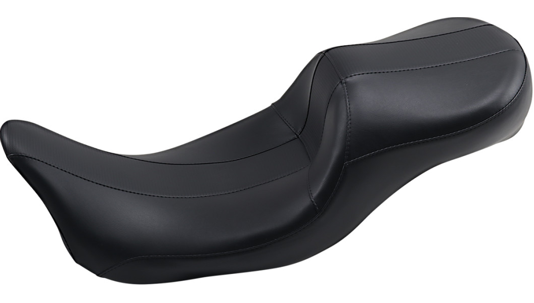 Le Pera Maverick Daddy Long Legs Seat - Black w/ HR Carbon Fiber Inlay - FL '08-'23