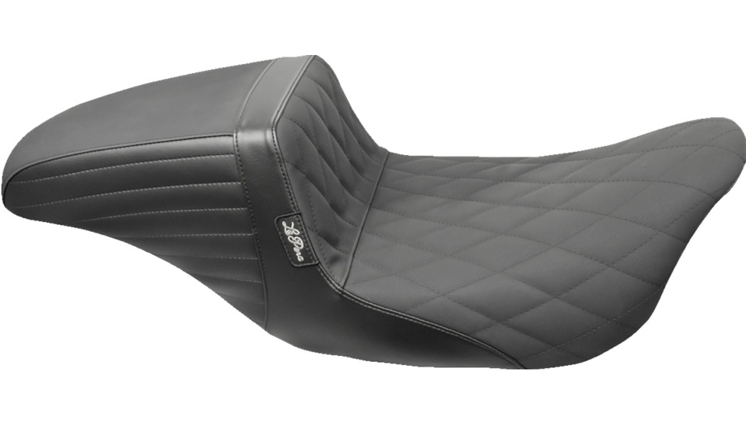Le Pera Kickflip Daddy Long Legs Seat - Diamond w/ Gripp Tape - Black - FL '08-'23