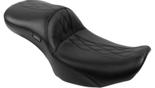 Le Pera Maverick Daddy Long Legs Seat - Without Backrest - Diamond Stitch - HR2 Inlay - FLH/FLT '23-'25