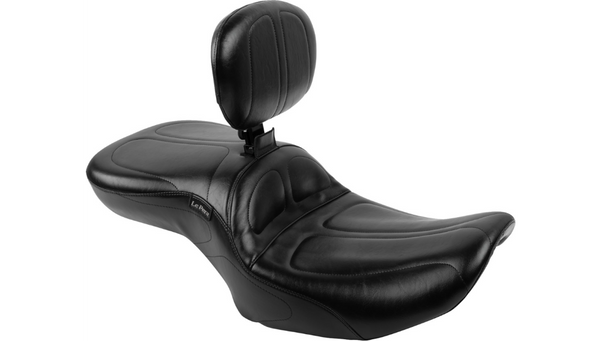 Le Pera Maverick Seat - with Backrest - Black - FLH/FLT '23-'25