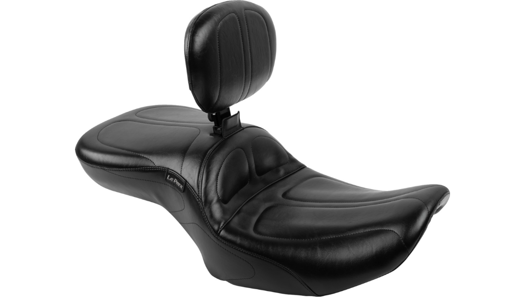 Le Pera Maverick Seat - with Backrest - Black - FLH/FLT '23-'25
