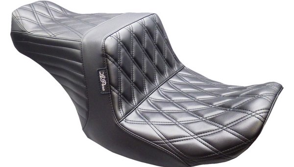 Le Pera Tailwhip Up Front Seat - Double Diamond - FLT/FLH '23-'25