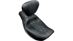 Le Pera Outcast Seat - With Backrest - GT2 Inlay - FLH/FLT '23-'25