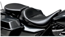 Le Pera Aviator Pillion Pad - Wide - Smooth - Black - FL '08-'23