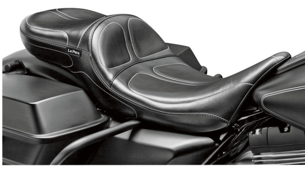 Le Pera Maverick Daddy Long Legs Seat - Black - Stitched - FL '08-'23