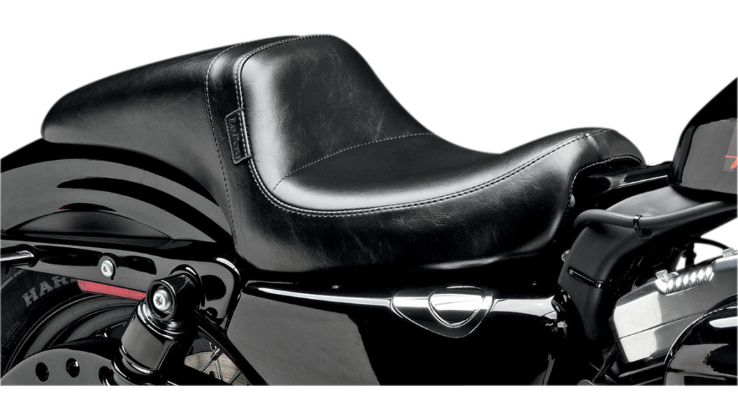 Le Pera Daytona Seat - Without Backrest - Smooth - Black - XL '04-'23