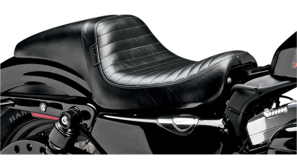 Le Pera Daytona Seat - Without Backrest - Pleated - Black - XL '04-'23