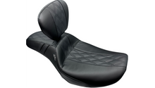 Le Pera Outcast Daddy Long Legs Seat - w/ Backrest - GT2 Inlay - FLH/FLT '23-'25