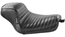 Le Pera Sprocket Solo Seat - Pleated - Black - XL '04-'23