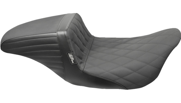 Le Pera Kickflip Seat - Diamond w/ Gripp Tape - Black - FL '08-'23
