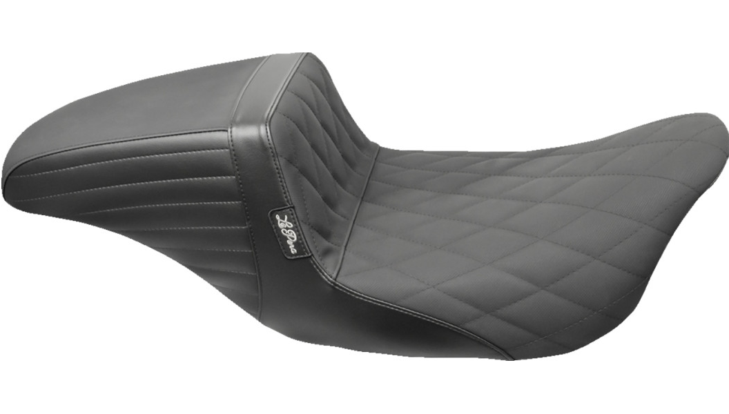 Le Pera Kickflip Seat - Diamond w/ Gripp Tape - Black - FL '08-'23
