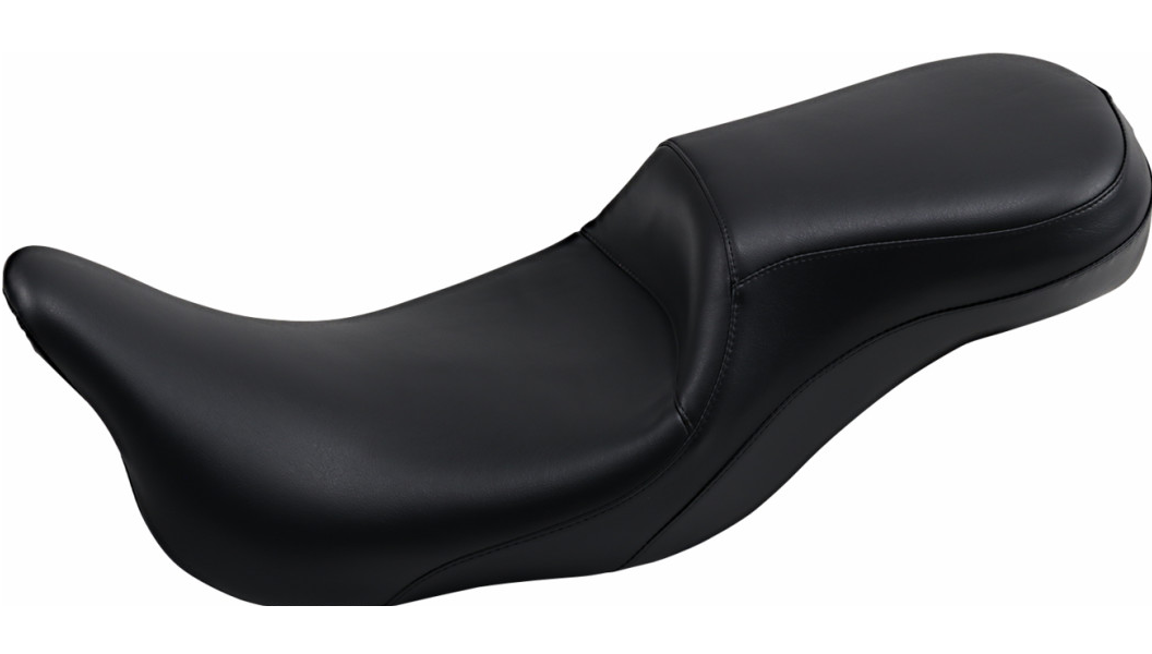 Le Pera Outcast Daddy Long Legs Seat - 2-Up - w/o Backrest - Smooth - Black - FL '08-'23