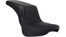 Le Pera Kickflip Seat - Basketweave - Black - Softail '18-'23