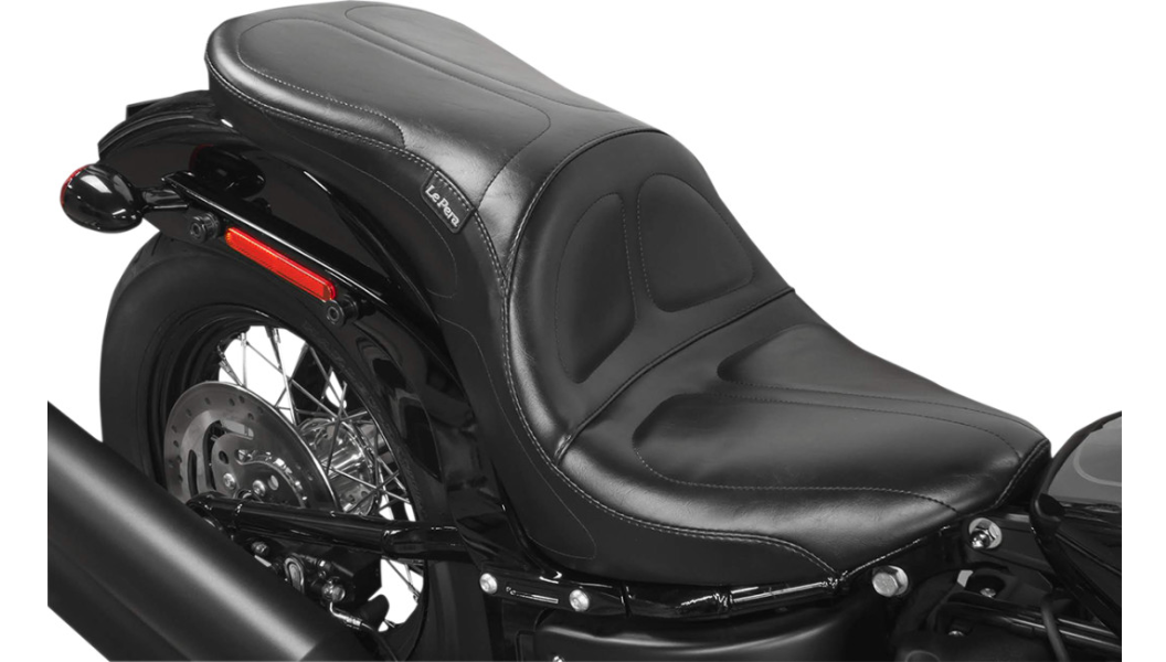 Le Pera Maverick Seat - without Backrest - Stitched - Black - FL '18-'23