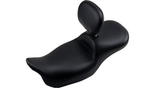 Le Pera Maverick Daddy Long Legs Seat - With Backrest - Black - Smooth - FL '08-'23