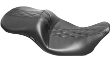 Le Pera Maverick Seat - without Backrest - HR Black Inlay Double Diamond - Black - FL '08-'23