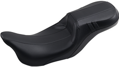 Le Pera Outcast Daddy Long Legs Seat - 2-Up - w/o Backrest - Carbon Fiber Inlay - Black - FL '08-'23