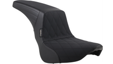 Le Pera Kickflip Seat - Diamond w/ Gripp Tape - Black - Softail '18-'23