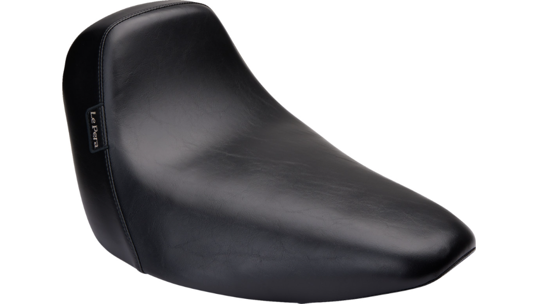 Le Pera Bare Bones Solo Seat - Smooth - Black - Softail '18-'23