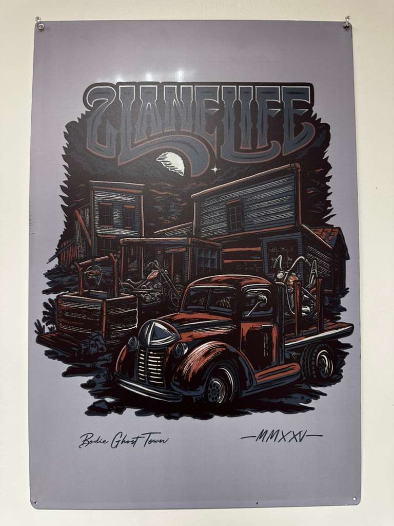 2LaneLife Metal Sign