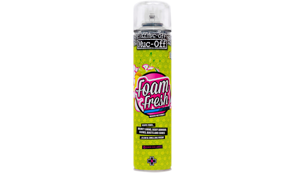 Muc-Off Foaming Helmet Freshener - 13.5 U.S. Fl Oz. - Aerosol
