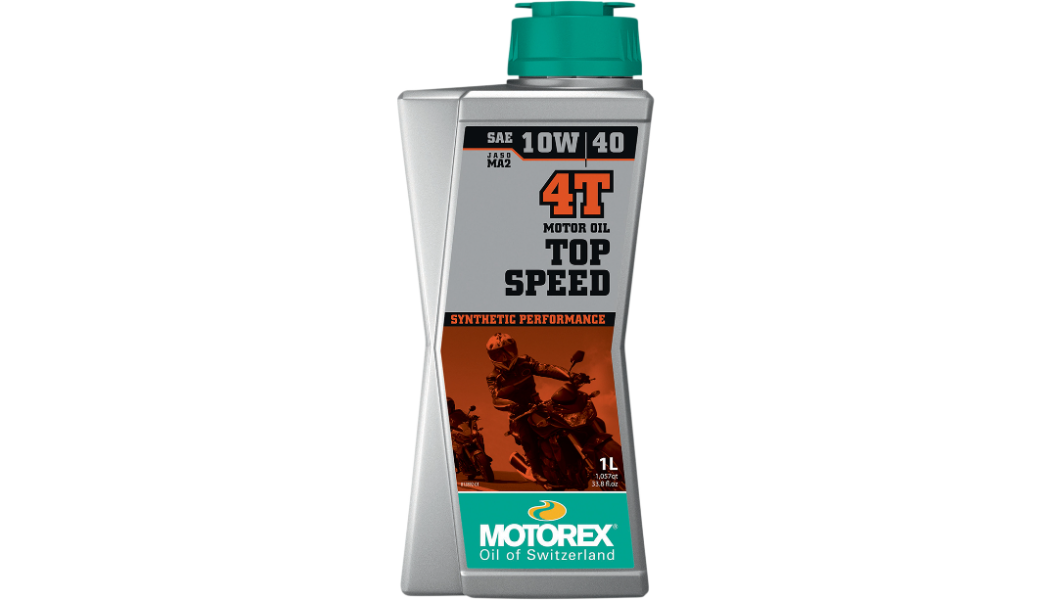 MOTOREX Top Speed Synthetic 4T Engine Oil - 10W-40 - 1L