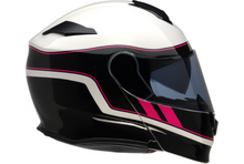 Z1R Solaris 2.0 Opus Modular Helmet - Black/White/Pink