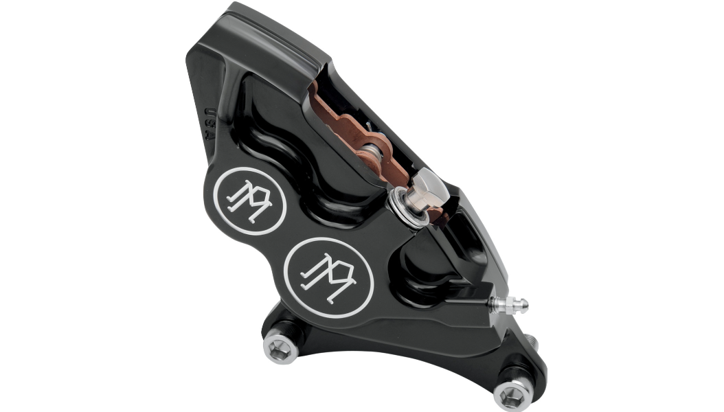 Performance Machine 4-Piston Caliper - Front Left - Contrast Cut™ - 11.5"