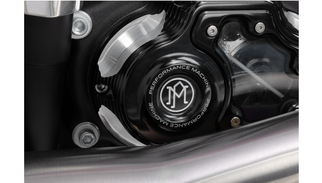 Performance Machine Transmission Cover - Contrast Cut™ - M8 Softail