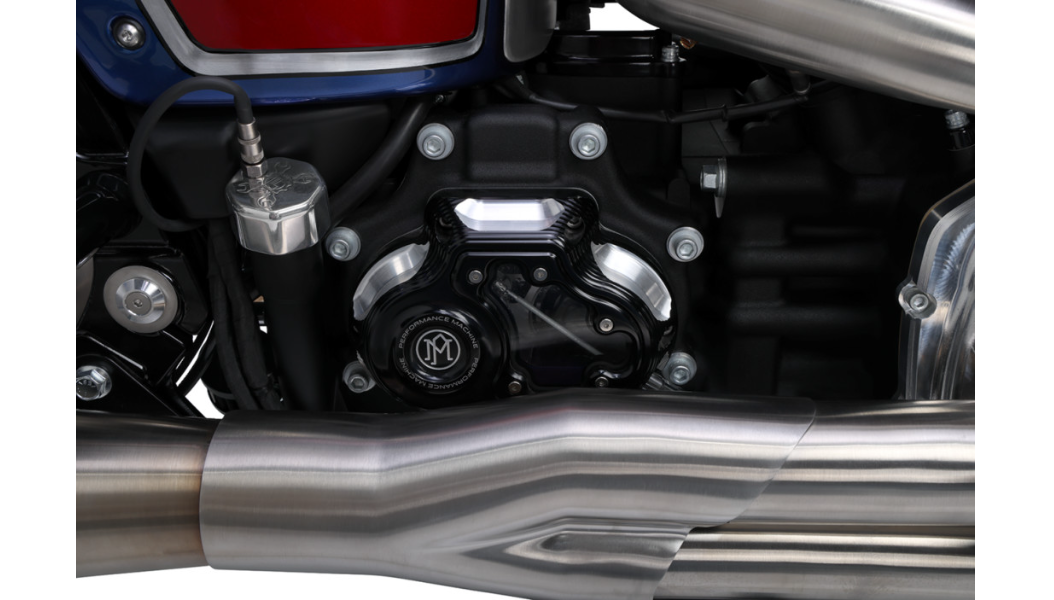 Performance Machine Transmission Cover - Contrast Cut™ - M8 Softail