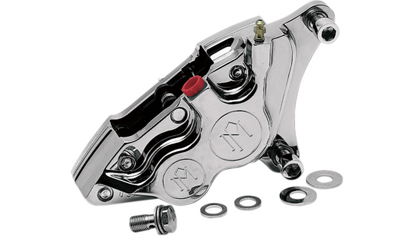 Performance Machine Caliper - Front Left - Polished - 84-99 Harley-Davidson