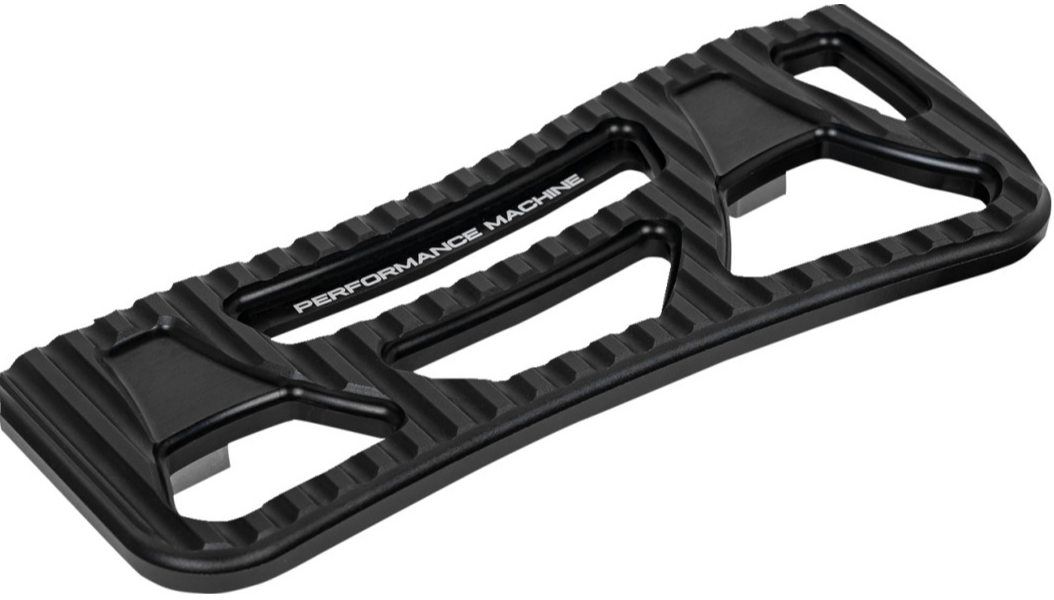 Performance Machine Drifter Floorboards - Rider - Black Ops - FL