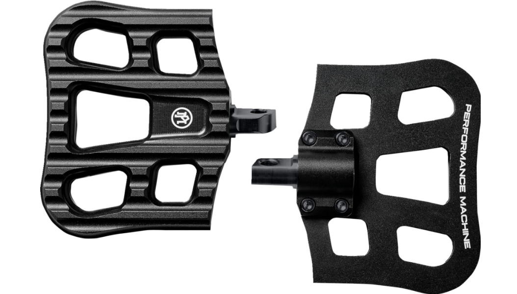 Performance Machine Drifter Floorboards - Passenger - Black Ops - FL