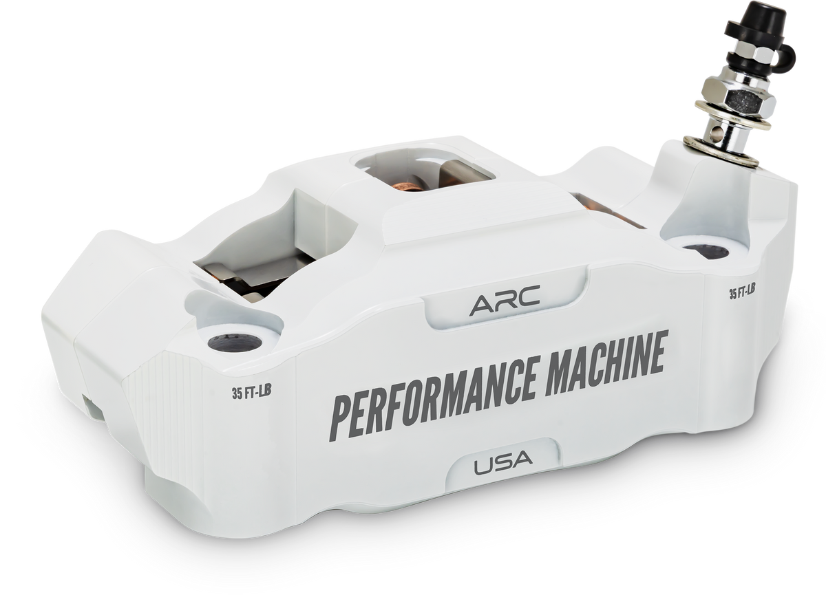 PERFORMANCE MACHINE Radial Mount Caliper - Front Right - White