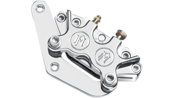 Performance Machine Single Disc Caliper Kit - Front - Polished 84-99