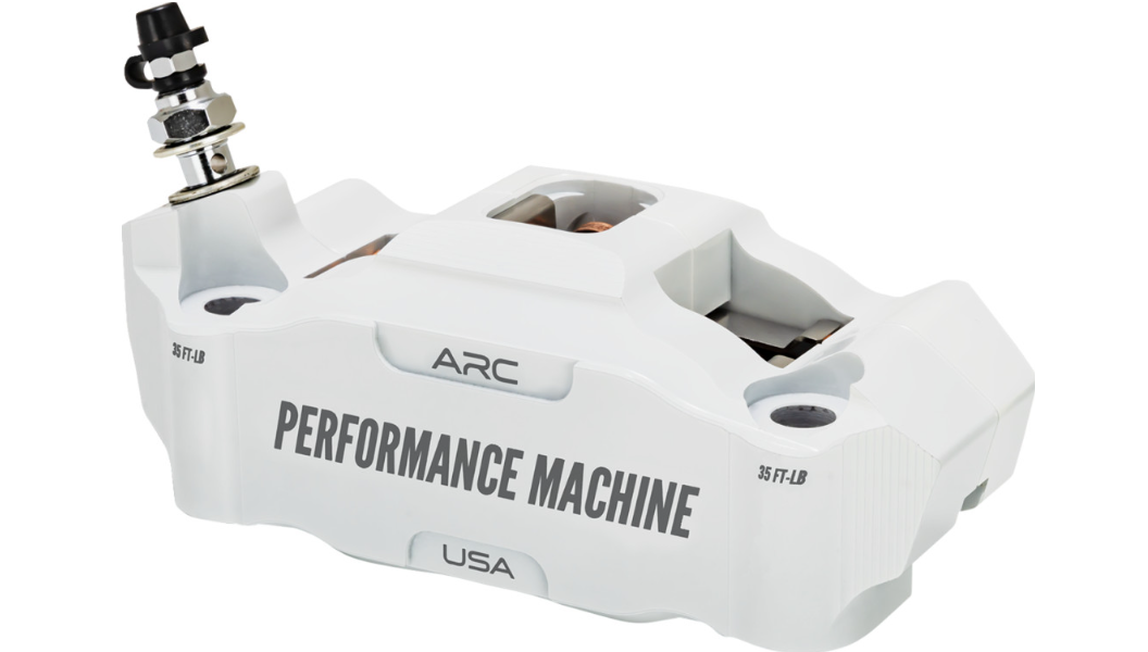 PERFORMANCE MACHINE Radial Mount Caliper - Front Left - White