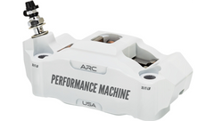 PERFORMANCE MACHINE Radial Mount Caliper - Front Left - White