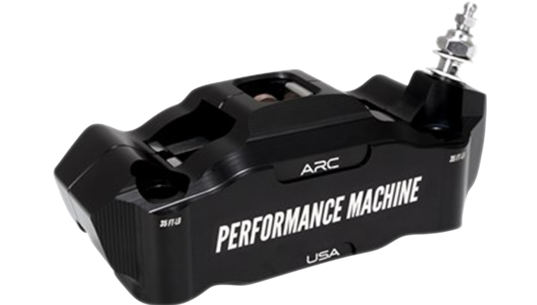 PERFORMANCE MACHINE Radial Mount Caliper - Front Right - Black Anodized