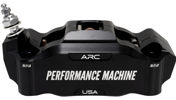 PERFORMANCE MACHINE Radial Mount Caliper - Front Left - Black Anodized