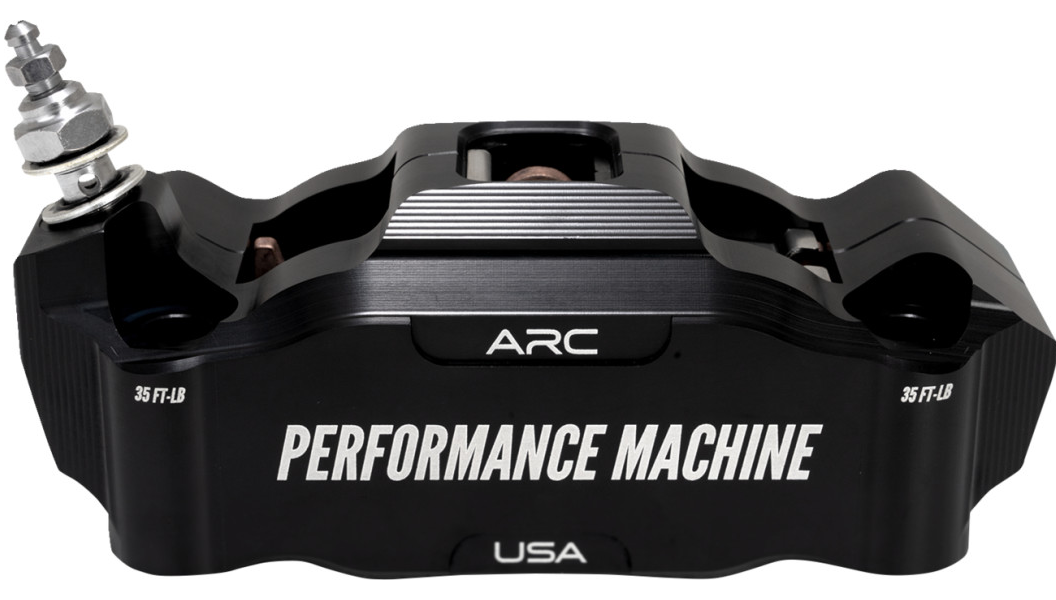 PERFORMANCE MACHINE Radial Mount Caliper - Front Left - Black Anodized